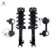 Set of 4 Front Sway Bar Link-Quick Complete Strut-Coil Spring Assembly For 2006-2011 Acura CSX
