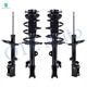 Set of 4 Front Quick Complete Strut-Coil Spring-Rear Strut For 2009-2012 Toyota Venza FWD