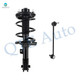 Front Right Sway Bar Link-Quick Complete Strut-Coil Spring Assembly For 2004-2011 Mitsubishi Galant