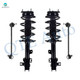 Set of 4 Front Sway Bar Link-Quick Complete Strut-Coil Spring Assembly For 2016-2020 Mazda CX-9