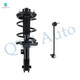 Front Right Sway Bar Link-Quick Complete Strut-Coil Spring Assembly For 2004-2009 Mitsubishi Galant