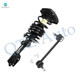 Rear Left Sway Bar Link-Quick Complete Strut-Coil Spring Assembly For 2000-2003 Chevrolet Impala