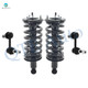 Set of 4 Front Sway Bar Link-Quick Complete Strut-Coil Spring Assembly For 2004-2015 Nissan Titan