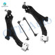 Set of 4 Front Lower Control Arm Ball Joint-Sway Bar Link For 2010-2017 Chevrolet Equinox