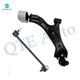 Front Left Lower Control Arm Ball Joint-Sway Bar Link For 2010-2017 Equinox Chevrolet