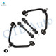 Set of 4 Front Upper Control Arm Ball Joint-Sway Bar For 2002 Lincoln Blackwood