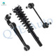 Set of 3 Front Left Lower Forward Control Arm Ball Joint-Sway Bar Link-Quick Complete Strut-Coil Spring Assembly For 2003-2007 Mazda 6 S