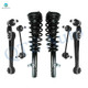 Set of 6 Front Lower Forward Control Arm Ball Joint-Sway Bar Link-Quick Complete Strut-Coil Spring Assembly For 2003-2007 Mazda 6 S