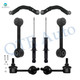 Set of 8 Rear Lower Forward-Upper Control Arm-Sway Bar Link-Suspension Strut Assembly For 2007-2009 Jeep Compass