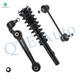 Set of 3 Front Left Lower Forward Control Arm Ball Joint-Sway Bar Link-Quick Complete Strut-Coil Spring Assembly For 2008 Mazda 6 S