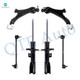 Set of 6 Front Lower Control Arm Ball Joint-Sway Bar Link-Suspension Strut Assembly For 2007-2009 Suzuki XL-7