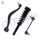 Set of 3 Front Left Lower Rearward Control Arm Ball Joint-Sway Bar Link-Quick Complete Strut-Coil Spring Assembly For 2010 2011 Mercury Milan L4