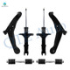 Set of 6 Front Lower Control Arm Ball Joint-Sway Bar Link-Suspension Strut Assembly For 2004 Mitsubishi Lancer