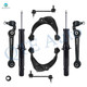 Set of 8 Front Upper-Lower Forward Control Arm Ball Joint-Sway Bar Link-Suspension Strut Assembly For 2010-2012 Lincoln MKZ