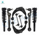 Set of 8 Front Lower Forward-Upper Control Arm Ball Joint-Sway Bar Link-Quick Complete Strut-Coil Spring Assembly For 2010 2011 Mercury Milan