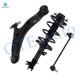 Set of 3 Front Left Lower Control Arm Ball Joint-Sway Bar Link-Quick Complete Strut-Coil Spring Assembly For 2001-2006 Hyundai Santa Fe