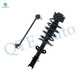 Front Left Sway Bar Link-Quick Complete Strut-Coil Spring Assembly For 2012-2015 RAM C/V