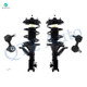 Set of 4 Front Sway Bar Link-Quick Complete Strut-Coil Spring Assembly For 2002 2003 Honda Civic
