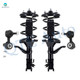 Set of 4 Front Sway Bar Link-Quick Complete Strut-Coil Spring Assembly For 2003-2006 Honda Element
