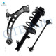Set of 3 Front Left Lower Control Arm-Sway Bar Link-Quick Complete Strut-Coil Spring Assembly For 1999-2003 Lexus RX300