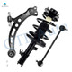 Set of 3 Front Left Lower Control Arm-Sway Bar Link-Quick Complete Strut-Coil Spring Assembly For 1997 1998 Toyota Avalon