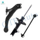 Set of 3 Front Right Lower Control Arm Ball Joint-Sway Bar Link-Suspension Strut Assembly For 1999-2003 Toyota Solara