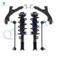 Set of 6 Front Lower Control Arm Ball Joint-Sway Bar Link-Quick Complete Strut-Coil Spring Assembly For 2007-2009 Chevrolet Equinox