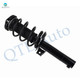 Set of 6 Front Lower Control Arm-Sway Bar Link-Quick Complete Strut-Coil Spring Assembly For 2007-2009 Audi A3 Quattro