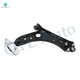 Set of 6 Front Lower Control Arm-Sway Bar Link-Quick Complete Strut-Coil Spring Assembly For 2006-2009 Volkswagen Rabbit
