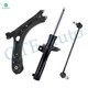 Set of 3 Front Left Lower Control Arm-Sway Bar Link-Suspension Strut Assembly For 2012-2019 Volkswagen Beetle