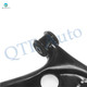 Set of 3 Front Left Lower Control Arm-Sway Bar Link-Suspension Strut Assembly For 2012-2020 Volkswagen Passat