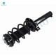 Set of 3 Front Right Lower Control Arm-Sway Bar Link-Quick Complete Strut-Coil Spring Assembly For 2010-2013 Volkswagen GTI