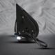 Left Driver Side Mirror, Chrome For 2007 2008 Chevrolet Suburban 1500 With Signal Light, Memory & Auto-Dimming; Without Blind Spot Monitor