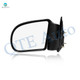 Left Driver Side Mirror, Manual Adjust Non-Heated Textured Black Manual Folding For 1999-2001 Oldsmobile Bravada Without Signal Light, Blind Spot Monitor, Memory & Auto-Dimming