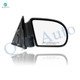 Right Passenger Side Mirror, Manual Adjust Non-Heated Textured Black Manual Folding For 1999-2001 Oldsmobile Bravada Without Signal Light, Blind Spot Monitor, Memory & Auto-Dimming
