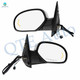 Driver & Passenger Side Mirror, Left-Right Chrome For 2007 2008 Chevrolet Suburban 2500 With Signal Light, Memory & Auto-Dimming; Without Blind Spot Monitor