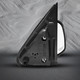 Right Passenger Side Mirror, Manual Adjust Non-Heated Chrome Manual Folding For 1999-2006 GMC Sierra 1500 Without Signal Light, Blind Spot Monitor, Memory & Auto-Dimming
