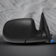 Right Passenger Side Mirror, Power Heated Textured Black Manual Folding For 2007 Chevrolet Silverado 2500 HD Classic Without Signal Light, Blind Spot Monitor, Memory & Auto-Dimming