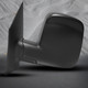 Left Driver Side Mirror, Manual Adjust Non-Heated Textured Black Manual Folding For 2003-2007 Chevrolet Express 2500 Without Signal Light, Blind Spot Monitor, Memory & Auto-Dimming