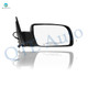 Right Passenger Side Mirror, Power Adjust Heated Paintable Manual Folding For 1992-1999 GMC C2500 Suburban Without Signal Light, Blind Spot Monitor, Memory & Auto-Dimming