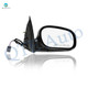 Right Passenger Side Mirror, Power Non-Heated Paintable Manual Folding For 1998-2001 2003-2008 Mercury Grand Marquis Without Signal Light, Blind Spot Monitor, Memory & Auto-Dimming