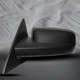 Left Driver Side Mirror, Power Adjust Non-Heated Textured Black Non-Folding For 2005-2009 Ford Mustang W/o Signal Light, Blind Spot Monitor, Memory & Auto-Dimming