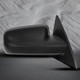 Right Passenger Side Mirror, Power Adjust Non-Heated Textured Black Non-Folding For 2005-2009 Ford Mustang W/o Signal Light, Blind Spot Monitor, Memory & Auto-Dimming