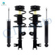 Set 4 Front Quick Complete Strut- Coil Spring-Rear Shock For 2016 Nissan Murano Hybrid