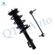 Front Right Sway Bar Link-Quick Complete Strut-Coil Spring Assembly For 2010-2012 Ford Flex