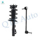 Front Right Sway Bar Link-Quick Complete Strut-Coil Spring Assembly For 2010-2012 Ford Flex