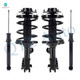 Set of 4 Front Quick Complete Strut-Coil Spring-Rear Strut For 2001-2005 Mitsubishi Eclipse GT, Spyder GT