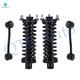 Set of 4 Front Sway Bar Link-Quick Complete Strut-Coil Spring Assembly For 2007-2011 Dodge Nitro RWD