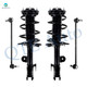 Set of 4 Front Sway Bar Link-Quick Complete Strut-Coil Spring Assembly For 2013-2018 Toyota RAV4