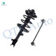 Front Left Sway Bar Link-Quick Complete Strut-Coil Spring Assembly For 2003-2005 Acura MDX